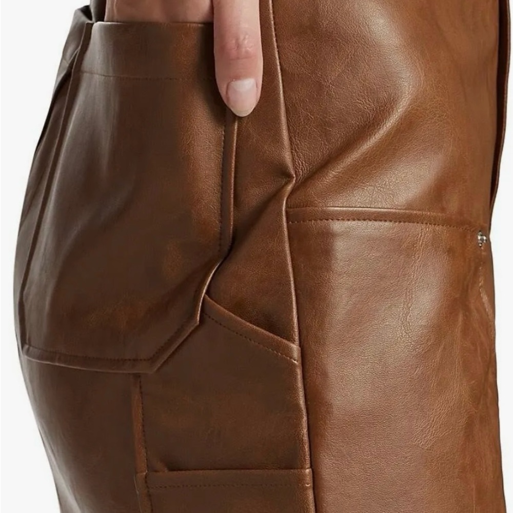 Rails NWOT! Amos Faux Leather Midi Skirt Size: 8 - Picture 8 of 8